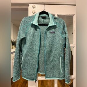 Patagonia Better Sweater Jacket- Full Zip Blue/Green Size Small